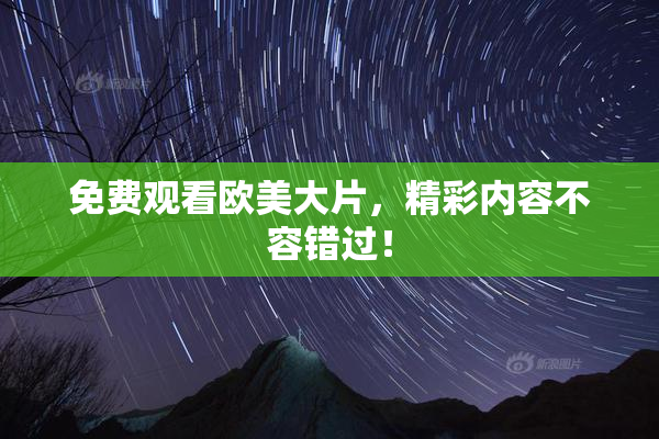免费观看欧美大片，精彩内容不容错过！