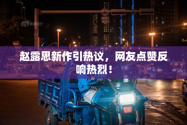 赵露思新作引热议，网友点赞反响热烈！