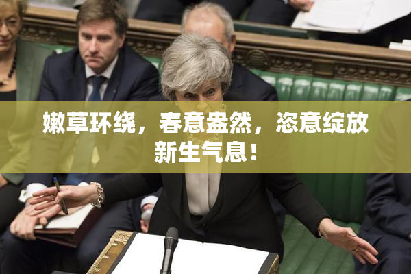 嫩草环绕，春意盎然，恣意绽放新生气息！