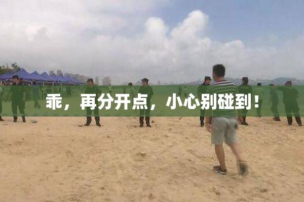 乖，再分开点，小心别碰到！