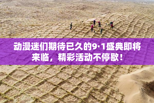 动漫迷们期待已久的9·1盛典即将来临，精彩活动不停歇！