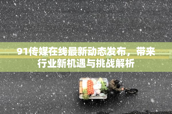 91传媒在线最新动态发布，带来行业新机遇与挑战解析