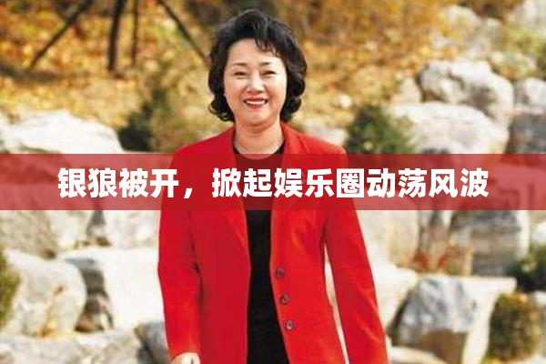 银狼被开，掀起娱乐圈动荡风波
