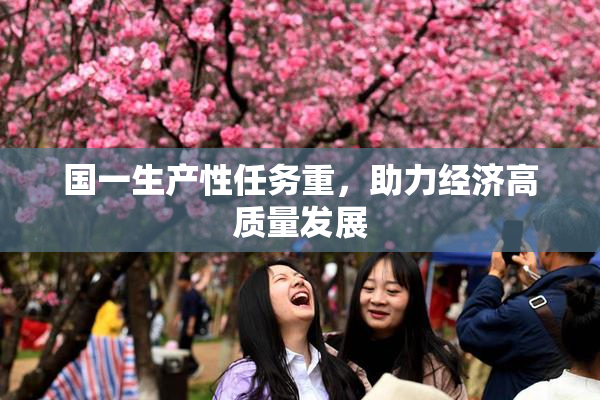 国一生产性任务重，助力经济高质量发展