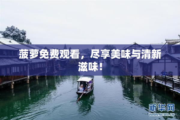 菠萝免费观看，尽享美味与清新滋味！