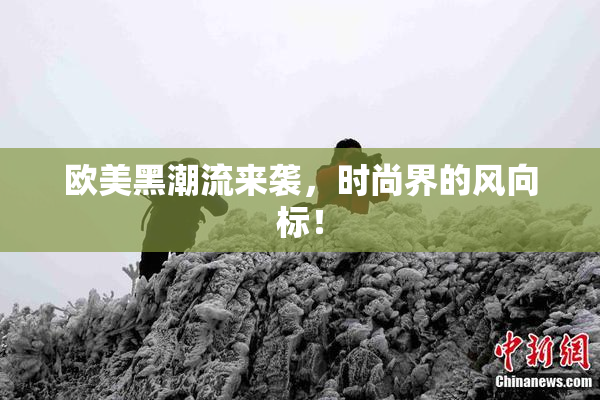 欧美黑潮流来袭，时尚界的风向标！