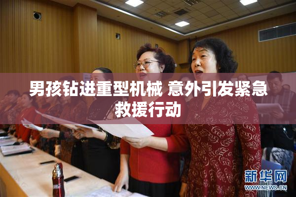 男孩钻进重型机械 意外引发紧急救援行动