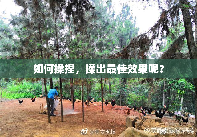 如何揉捏，揉出最佳效果呢？