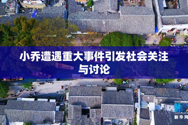小乔遭遇重大事件引发社会关注与讨论