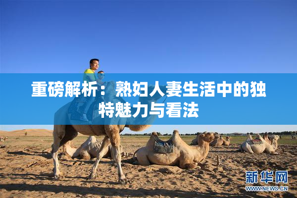 重磅解析：熟妇人妻生活中的独特魅力与看法