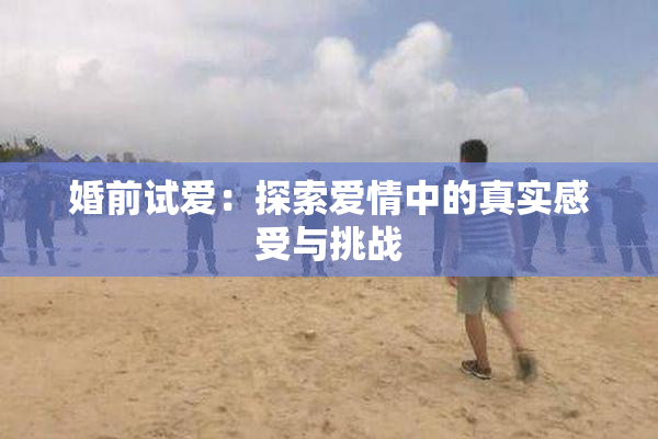婚前试爱：探索爱情中的真实感受与挑战