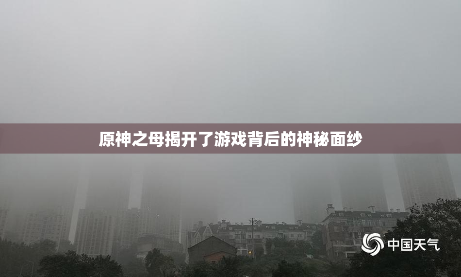 原神之母揭开了游戏背后的神秘面纱