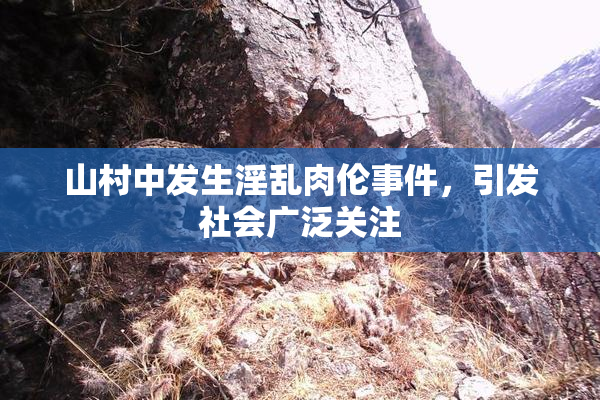 山村中发生淫乱肉伦事件，引发社会广泛关注
