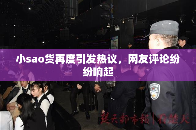 小sao货再度引发热议，网友评论纷纷响起
