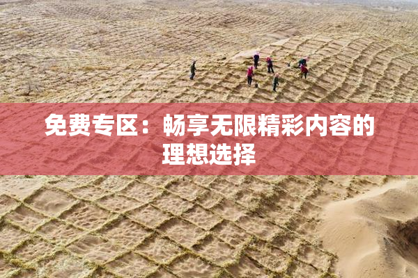 免费专区：畅享无限精彩内容的理想选择