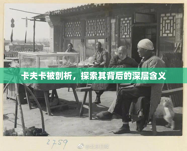 卡夫卡被剖析，探索其背后的深层含义