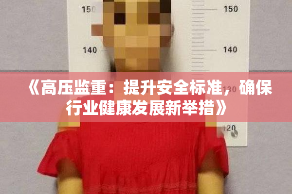 《高压监重：提升安全标准，确保行业健康发展新举措》