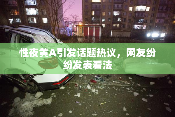性夜黄A引发话题热议，网友纷纷发表看法