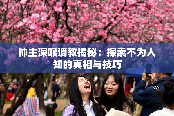 帅主深喉调教揭秘：探索不为人知的真相与技巧