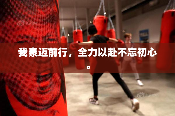 我豪迈前行，全力以赴不忘初心。