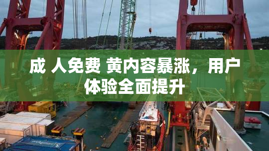 成 人免费 黄内容暴涨，用户体验全面提升