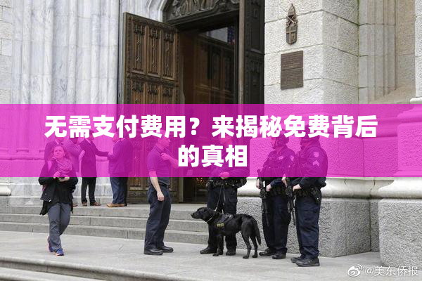 无需支付费用？来揭秘免费背后的真相