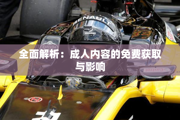 全面解析：成人内容的免费获取与影响