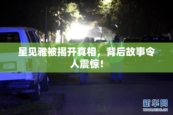 星见雅被揭开真相，背后故事令人震惊！