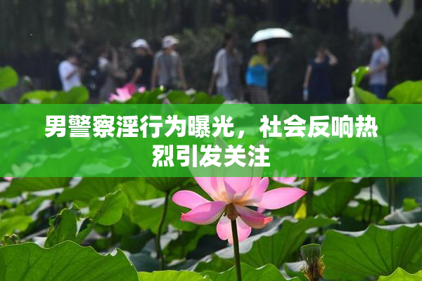 男警察淫行为曝光，社会反响热烈引发关注