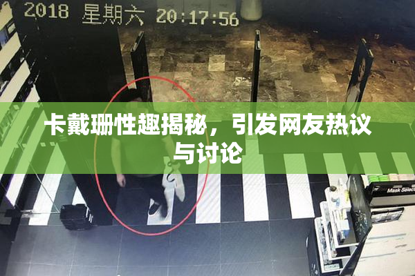 卡戴珊性趣揭秘，引发网友热议与讨论