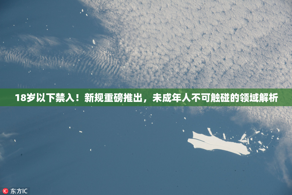 18岁以下禁入！新规重磅推出，未成年人不可触碰的领域解析