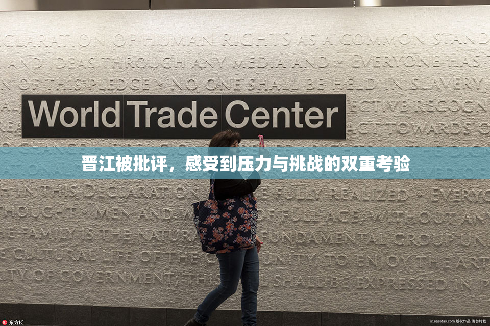 晋江被批评，感受到压力与挑战的双重考验