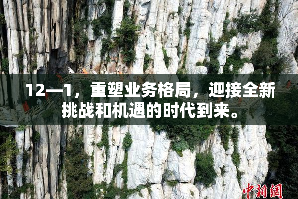 12—1，重塑业务格局，迎接全新挑战和机遇的时代到来。
