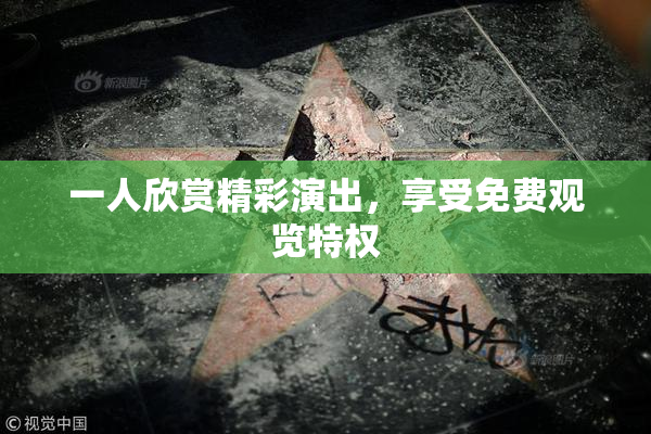 一人欣赏精彩演出，享受免费观览特权