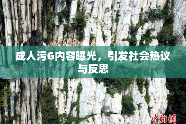 成人污G内容曝光，引发社会热议与反思