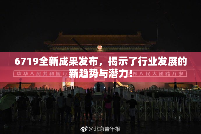 6719全新成果发布，揭示了行业发展的新趋势与潜力！