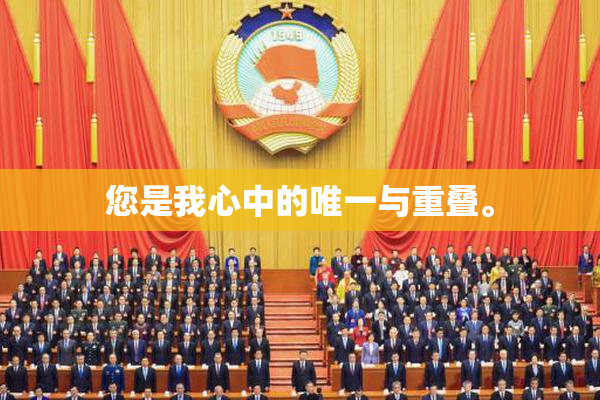 您是我心中的唯一与重叠。