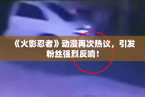 《火影忍者》动漫再次热议，引发粉丝强烈反响！
