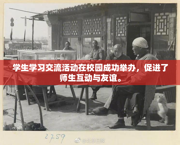 学生学习交流活动在校园成功举办，促进了师生互动与友谊。
