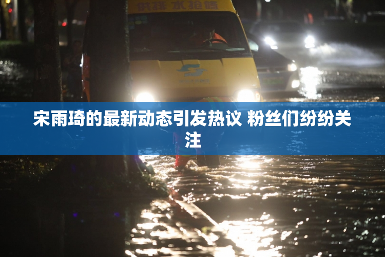 宋雨琦的最新动态引发热议 粉丝们纷纷关注