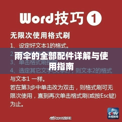 雨伞的全部配件详解与使用指南