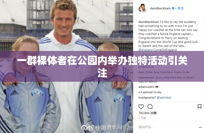 一群裸体者在公园内举办独特活动引关注