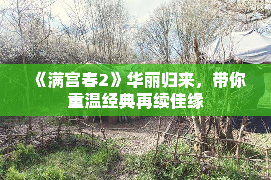 《满宫春2》华丽归来，带你重温经典再续佳缘