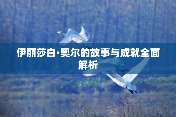 伊丽莎白·奥尔的故事与成就全面解析