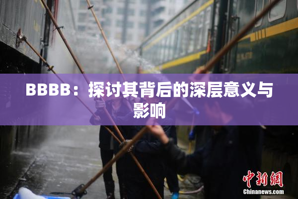 BBBB：探讨其背后的深层意义与影响