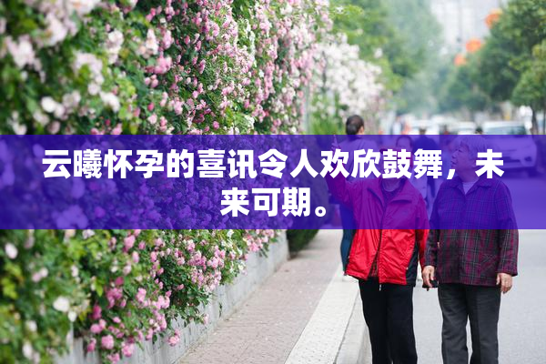 云曦怀孕的喜讯令人欢欣鼓舞，未来可期。