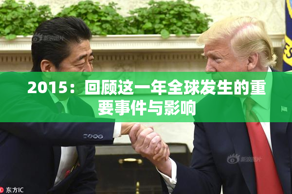 2015：回顾这一年全球发生的重要事件与影响