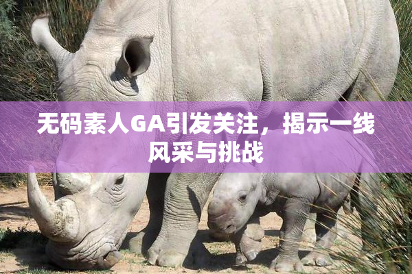 无码素人GA引发关注，揭示一线风采与挑战