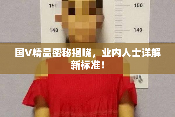 国V精品密秘揭晓，业内人士详解新标准！