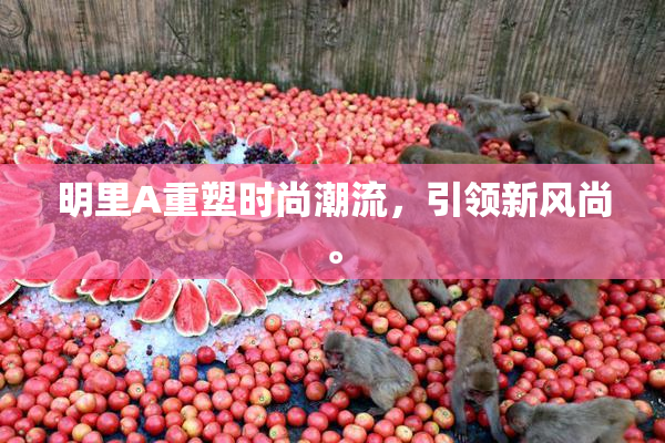 明里A重塑时尚潮流，引领新风尚。